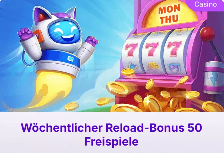 Promotional banner for 20 free spins